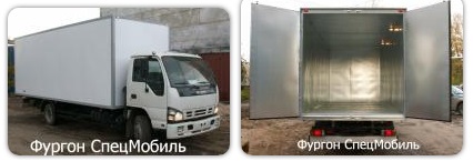 Технические характеристики изотермического фургона на Isuzu NQR75P, NQR75R
